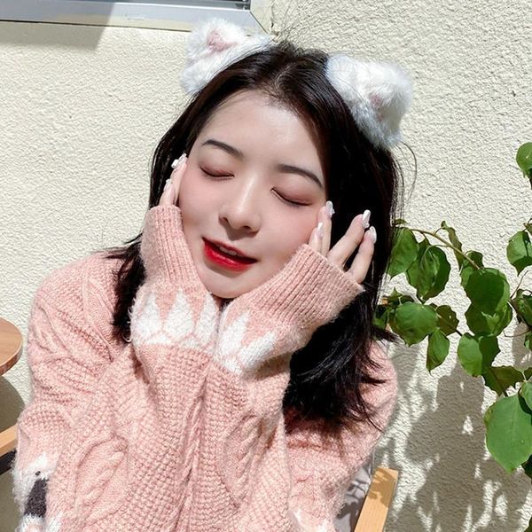hair accessories han edition of the girl in fall and winter 2021 clip fluffy cat ears headdress hairpin female cute children, Slivery;white
hair accessories han edition of the girl in fall and winter 2021 clip fluffy cat ears headdress hairpin female cute children, Slivery;white