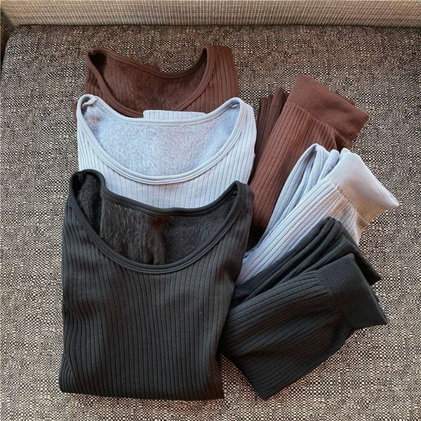 warm suit women's winter tight plush thickened v-neck intimate underwear elastic autumn pants with two-piece backing, Black;pink
warm suit women's winter tight plush thickened v-neck intimate underwear elastic autumn pants with two-piece backing, Black;pink