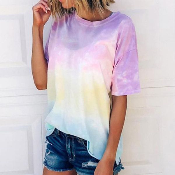 women's t-shirt casual fashion round neck printed short sleeve pullover loose hip hop korean style o sexy, White
women's t-shirt casual fashion round neck printed short sleeve pullover loose hip hop korean style o sexy, White