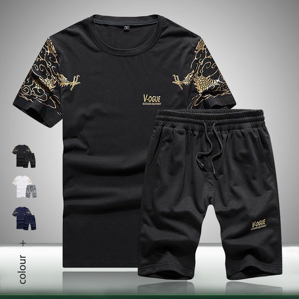 2020 summer men new t shirts + shorts 2 piece men set clothing printed running sportswear mens suits casual shorts outfits, Gray
2020 summer men new t shirts + shorts 2 piece men set clothing printed running sportswear mens suits casual shorts outfits, Gray