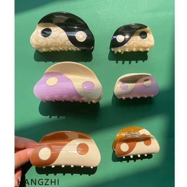hair clips & barrettes hangzhi 2021 taichi yin yang asymmetry semicircle acetate clip claw bath hairpin trendy head accessories for women gi, Golden;silver
hair clips & barrettes hangzhi 2021 taichi yin yang asymmetry semicircle acetate clip claw bath hairpin trendy head accessories for women gi, Golden;silver