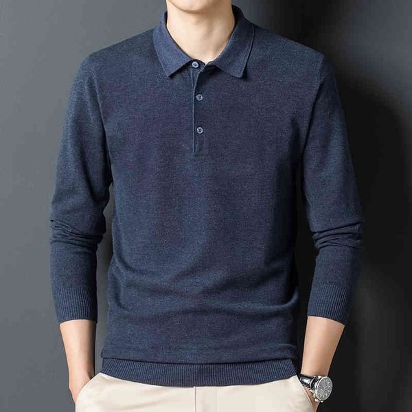 autumn new men's solid color lapel wool classic style busins long sve thin knit sweater male brand cloth, Black
autumn new men's solid color lapel wool classic style busins long sve thin knit sweater male brand cloth, Black