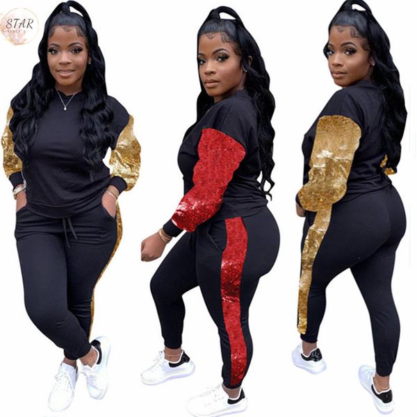2021 new sequins sweatsuit 2 two piece women tracksuit matching set jogging suit crop and sweatpants sets wholesale dropshipping ry9x, Gray
2021 new sequins sweatsuit 2 two piece women tracksuit matching set jogging suit crop and sweatpants sets wholesale dropshipping ry9x, Gray