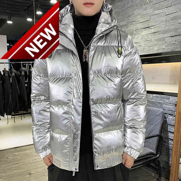 men's winter lightweight down jacket short korean style trendy bright white duck thickened handsome warm fashion, Black 
men's winter lightweight down jacket short korean style trendy bright white duck thickened handsome warm fashion, Black