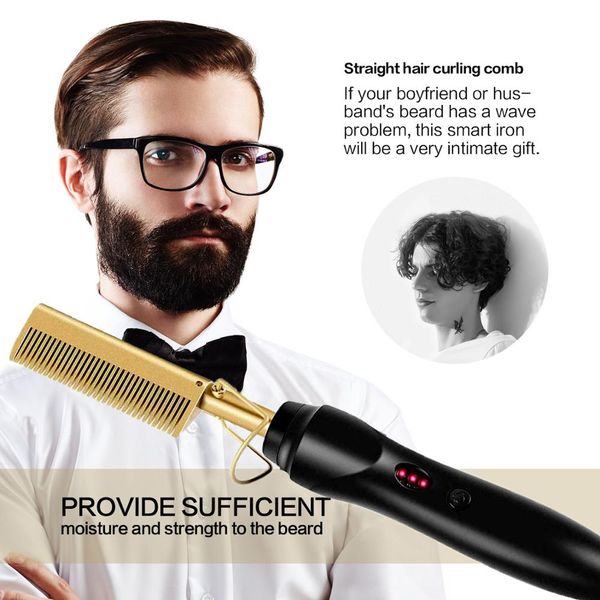 2020 new comb wet and dry hair use hair curling iron straightener comb electric environmentally friendly titanium alloy
2020 new comb wet and dry hair use hair curling iron straightener comb electric environmentally friendly titanium alloy
