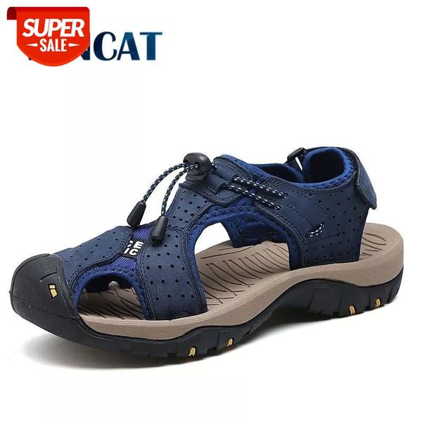 vancat big size genuine leather men sandals new summer men shoes beach sandals for man fashion brand outdoor casual sneakers #xm5u, Black
vancat big size genuine leather men sandals new summer men shoes beach sandals for man fashion brand outdoor casual sneakers #xm5u, Black