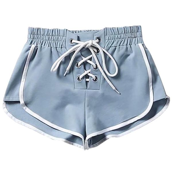 women's shorts summer streetwear drawstring short pants casual sports running for women, White;black
women's shorts summer streetwear drawstring short pants casual sports running for women, White;black