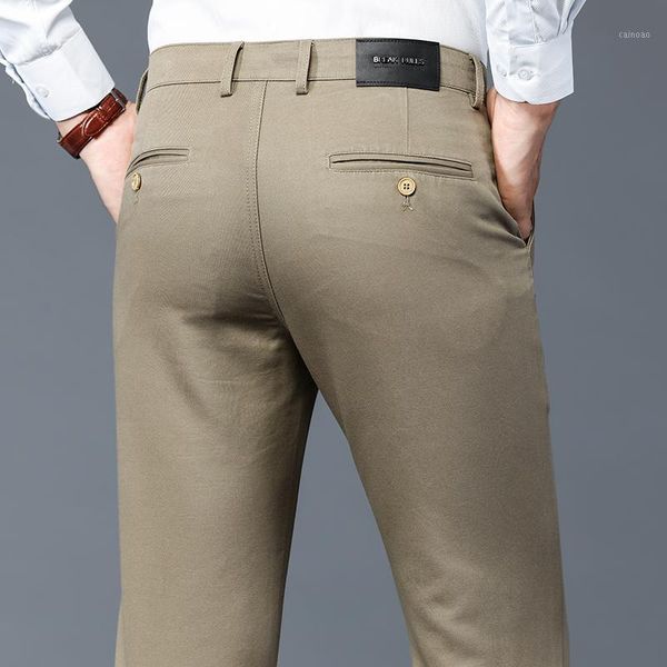 men's pants classic khaki casual 2021 business fashion straight-fit cotton stretch trousers male brand clothing 40, Black
men's pants classic khaki casual 2021 business fashion straight-fit cotton stretch trousers male brand clothing 40, Black