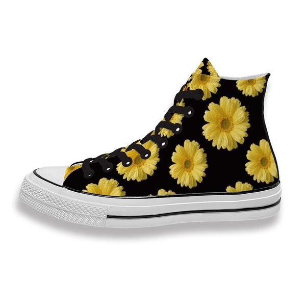 custom printed yellow daisy black sneakers high mens womens running sho skateboard diy trainers canvas casual shoe
custom printed yellow daisy black sneakers high mens womens running sho skateboard diy trainers canvas casual shoe