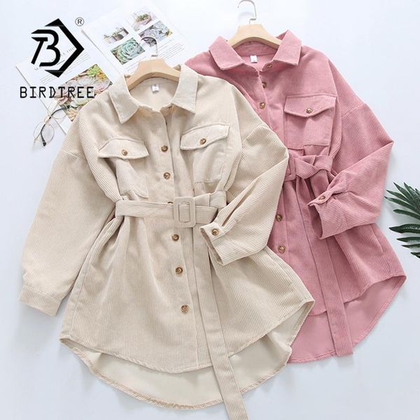 women's jackets spring women solid corduroy batwing sleeve vintage shirt jacket with belt turn-down collar long outwear female casual, Black;brown
women's jackets spring women solid corduroy batwing sleeve vintage shirt jacket with belt turn-down collar long outwear female casual, Black;brown