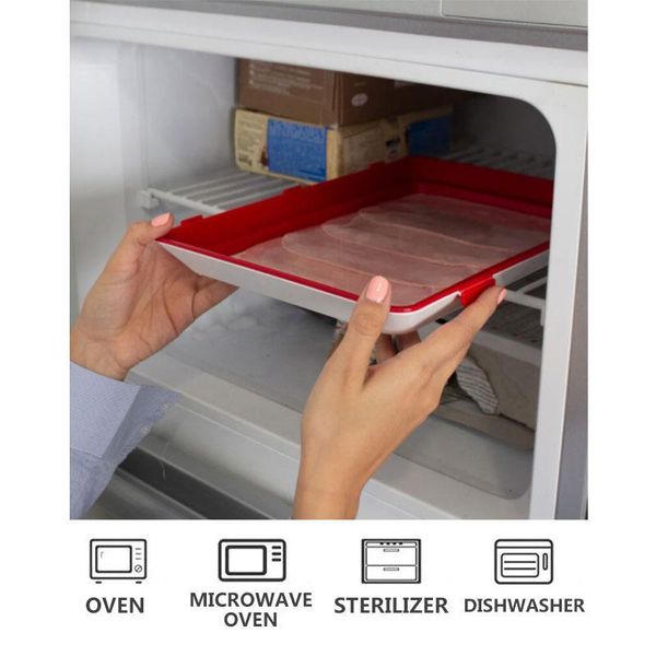 kitchen storage & organization accessories durable reusable food preservation tray household elastic practical
kitchen storage & organization accessories durable reusable food preservation tray household elastic practical