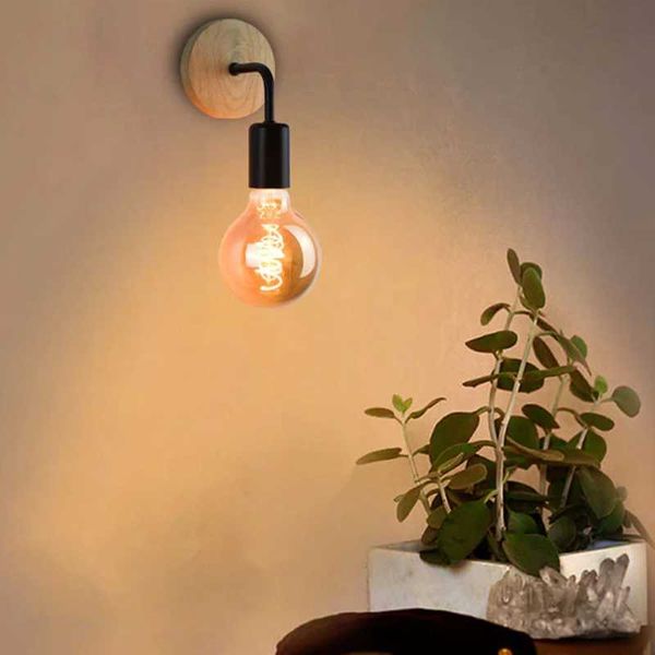 wall lamp e27 wood vintage sconce lights fixture 110v 220v bedside retro industrial decor dining room bedroom light 
wall lamp e27 wood vintage sconce lights fixture 110v 220v bedside retro industrial decor dining room bedroom light