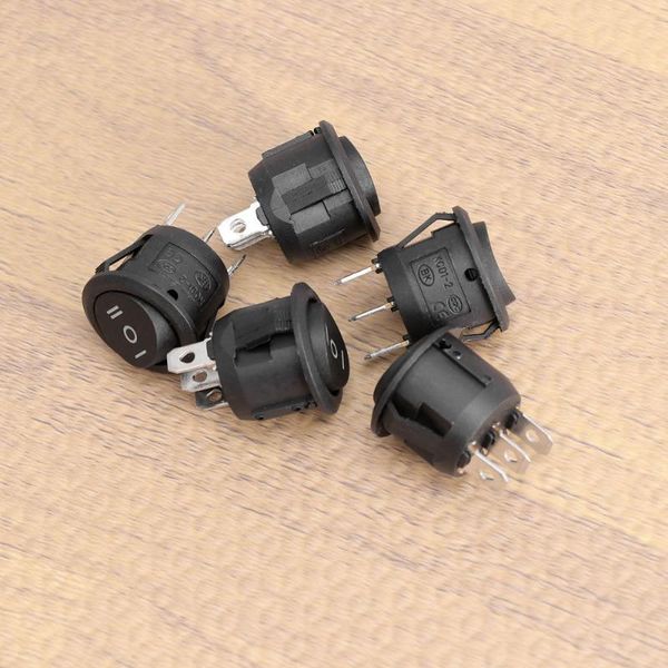 smart home control 5 pcs 3 pins 23mm car round rocker switches single pole double throw push buttons (black)
smart home control 5 pcs 3 pins 23mm car round rocker switches single pole double throw push buttons (black)