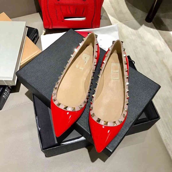 shoes women's pointed 2020v flat home rivet shoes leather rivet flat heel shallow mouth patent leather large single shoes yw, Black
shoes women's pointed 2020v flat home rivet shoes leather rivet flat heel shallow mouth patent leather large single shoes yw, Black