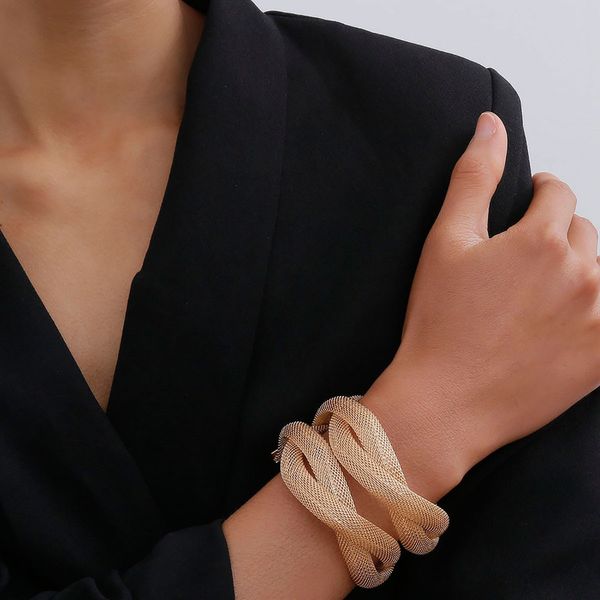 jewelry hip hop geometric personality metal hand decoration exaggerated hollow ring cross bracelet, Silver
jewelry hip hop geometric personality metal hand decoration exaggerated hollow ring cross bracelet, Silver