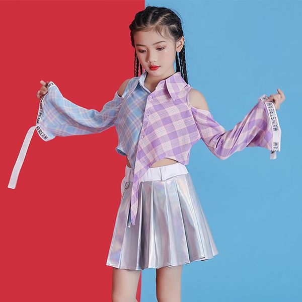 2021 hip hop dance costumes plaid shirt girls cheerleader clothing kids street dancing outfits childs jazz performance wear, Black;red
2021 hip hop dance costumes plaid shirt girls cheerleader clothing kids street dancing outfits childs jazz performance wear, Black;red