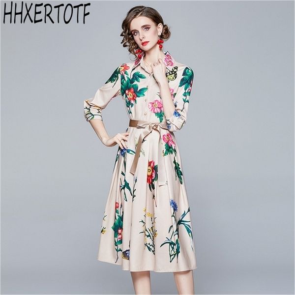 spring fashion women party dres elegant three quarter sleeve floral print vintage female casual vestidos 210531, Black;gray
spring fashion women party dres elegant three quarter sleeve floral print vintage female casual vestidos 210531, Black;gray