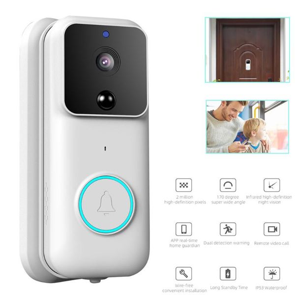 doorbells wifi wireless doorbell smart video door bell two-way audio visual intercom ip cloud storage night vision
doorbells wifi wireless doorbell smart video door bell two-way audio visual intercom ip cloud storage night vision