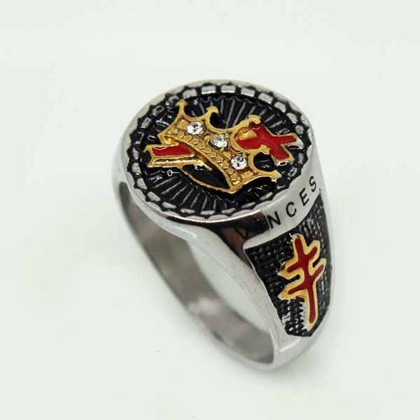 gold silver two tone stainless steel masonic knights templar cross rings with crystal cz stones engraved in hoc signo vinces ale jewelry, Golden;silver
gold silver two tone stainless steel masonic knights templar cross rings with crystal cz stones engraved in hoc signo vinces ale jewelry, Golden;silver