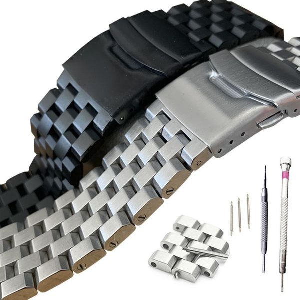 watch bands luxury 18/20/22/24/26mm solid stainless steel band folding clasp safety watches strap screw bracelet replacement, Black;brown
watch bands luxury 18/20/22/24/26mm solid stainless steel band folding clasp safety watches strap screw bracelet replacement, Black;brown
