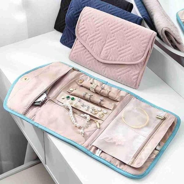 jewelry pouches, bags large capacity and portable roll foldable travel bracelet organizer necklace ring case earring f8b9, Pink;blue
jewelry pouches, bags large capacity and portable roll foldable travel bracelet organizer necklace ring case earring f8b9, Pink;blue