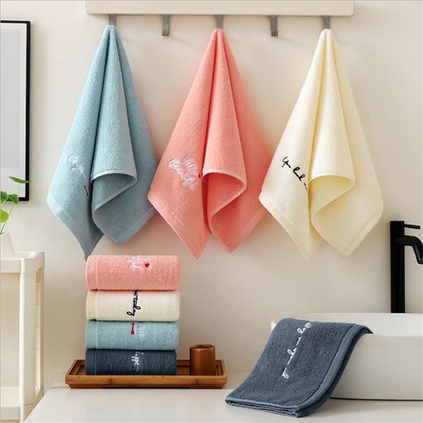 100% cotton adult's and children's family face towel soft absorbent washcloth household travel 34x74cm
100% cotton adult's and children's family face towel soft absorbent washcloth household travel 34x74cm