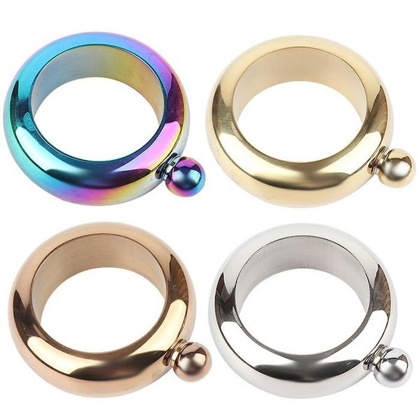 hip flasks portable stainless steel small flask wine bottle bracelet round chic elegant shape whiskey vodka
hip flasks portable stainless steel small flask wine bottle bracelet round chic elegant shape whiskey vodka