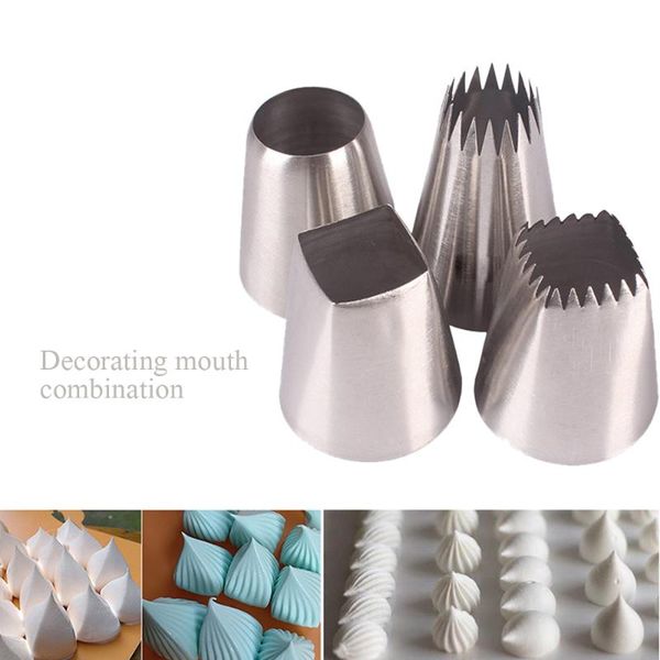 baking & pastry tools 4/5 pcs large icing piping nozzle russian tips cakes decoration set stainless steel nozzles cupcake
baking & pastry tools 4/5 pcs large icing piping nozzle russian tips cakes decoration set stainless steel nozzles cupcake