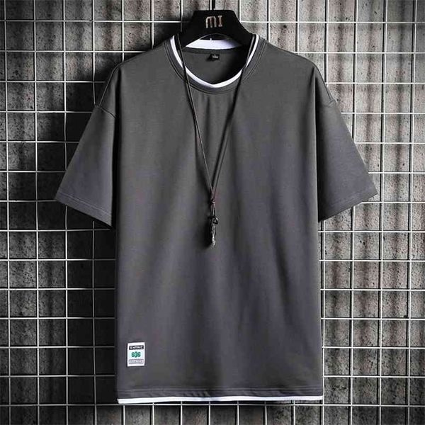 summer men casual t-shirt male loose solid color tshirts mens sportswear o-neck short sleeve street tees clothing 210721, White;black
summer men casual t-shirt male loose solid color tshirts mens sportswear o-neck short sleeve street tees clothing 210721, White;black