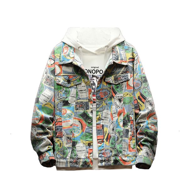2021 new men streetwear graffiti printed jeans jacket hipster holes hip hop motorcycle cotton black casual denim jackets 9mwg, Black;brown
2021 new men streetwear graffiti printed jeans jacket hipster holes hip hop motorcycle cotton black casual denim jackets 9mwg, Black;brown