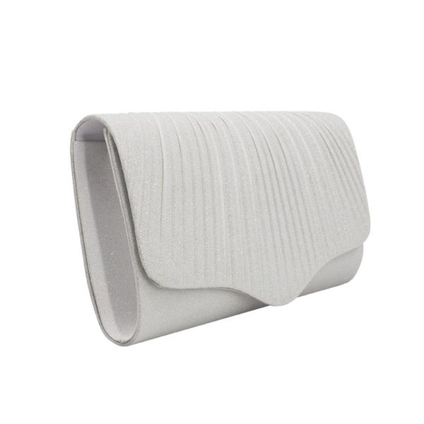 european american fashion envelope bag large capacity flash material pleated drape evening clutch bag
european american fashion envelope bag large capacity flash material pleated drape evening clutch bag