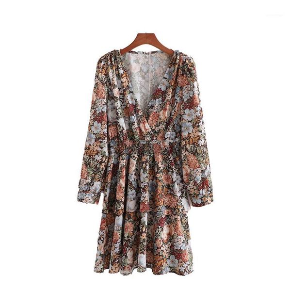 casual dresses puwd vintage woman v neck slim floral dress 2021 spring fashion ladies soft printed female bohemian, Black;gray
casual dresses puwd vintage woman v neck slim floral dress 2021 spring fashion ladies soft printed female bohemian, Black;gray