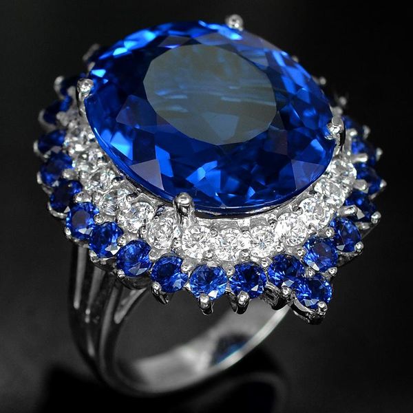 cluster rings large round dark blue stone for women flower design gothic cubic zirconia fashion jewelry accessories, Golden;silver
cluster rings large round dark blue stone for women flower design gothic cubic zirconia fashion jewelry accessories, Golden;silver