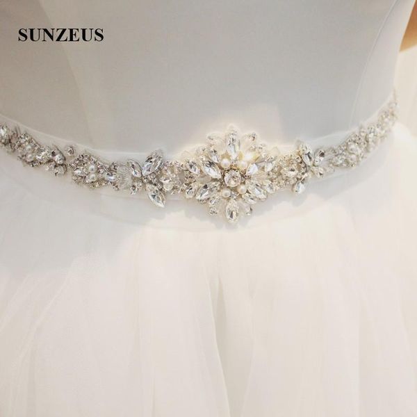 wedding sashes slim sash belt for dresses sliver beaded rhinestone evening/prom /party dress decorations, White
wedding sashes slim sash belt for dresses sliver beaded rhinestone evening/prom /party dress decorations, White