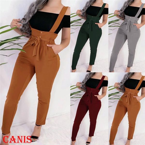 women's jumpsuits & rompers womens high waist jumpsuit dungarees straps suspender slim pencil pants trousers overalls jumper romper bag, Black;white
women's jumpsuits & rompers womens high waist jumpsuit dungarees straps suspender slim pencil pants trousers overalls jumper romper bag, Black;white