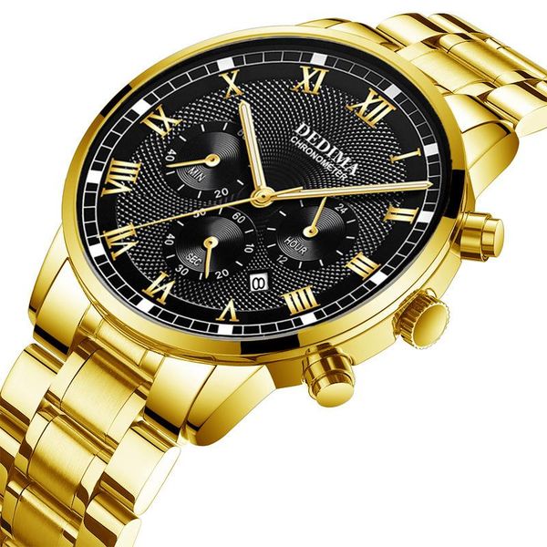 wristwatches real chronograph 6-pin business watch men wrist watches 30m waterproof luminous multifunction man quartz clock full steel a3628, Slivery;brown
wristwatches real chronograph 6-pin business watch men wrist watches 30m waterproof luminous multifunction man quartz clock full steel a3628, Slivery;brown