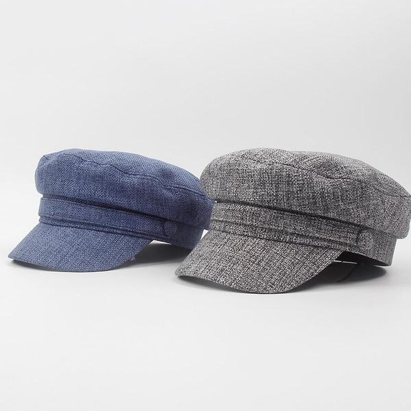 berets flat women military cap hat cotton and linen hats sping fall british style ladies militar solid color navy nz076, Blue;gray
berets flat women military cap hat cotton and linen hats sping fall british style ladies militar solid color navy nz076, Blue;gray