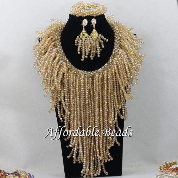 earrings & necklace chunky gold jewelry sets for women gorgeous beads african set rare style handmade ncd050, Silver
earrings & necklace chunky gold jewelry sets for women gorgeous beads african set rare style handmade ncd050, Silver