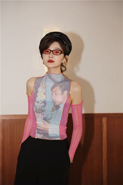 2021 new designer mesh long sleeve tshirt turtleneck t women see through tee shirt femme summer fashion e8t2, White
2021 new designer mesh long sleeve tshirt turtleneck t women see through tee shirt femme summer fashion e8t2, White