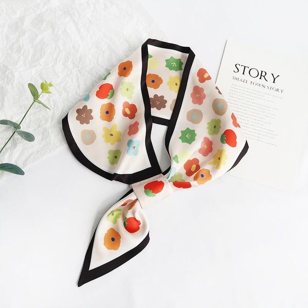 scarves popural print long scarf for women narrow ribbon headband female neckerchief handle bag band bandana hair tie accessories sj468, Blue;gray 
scarves popural print long scarf for women narrow ribbon headband female neckerchief handle bag band bandana hair tie accessories sj468, Blue;gray