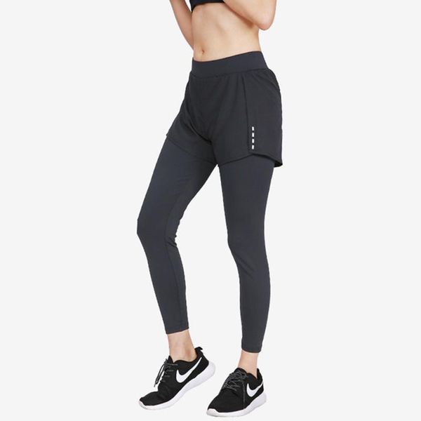 running pants tights elastic quick dry women two-piece soft sweatpants sport for yoga cycling gym workout, Black;blue
running pants tights elastic quick dry women two-piece soft sweatpants sport for yoga cycling gym workout, Black;blue