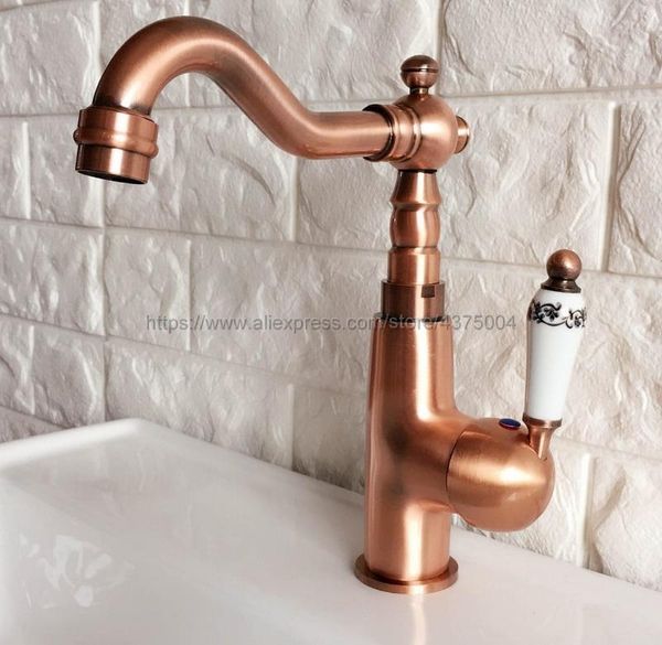 bathroom sink faucets antique red copper faucet retro style basin rotating single handle hole and cold water nnf411
bathroom sink faucets antique red copper faucet retro style basin rotating single handle hole and cold water nnf411