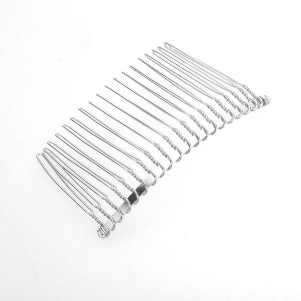 hair brushes 7.8cm 20 teeth fancy diy metal wire clip comb bridal wedding veil (silver)
hair brushes 7.8cm 20 teeth fancy diy metal wire clip comb bridal wedding veil (silver)