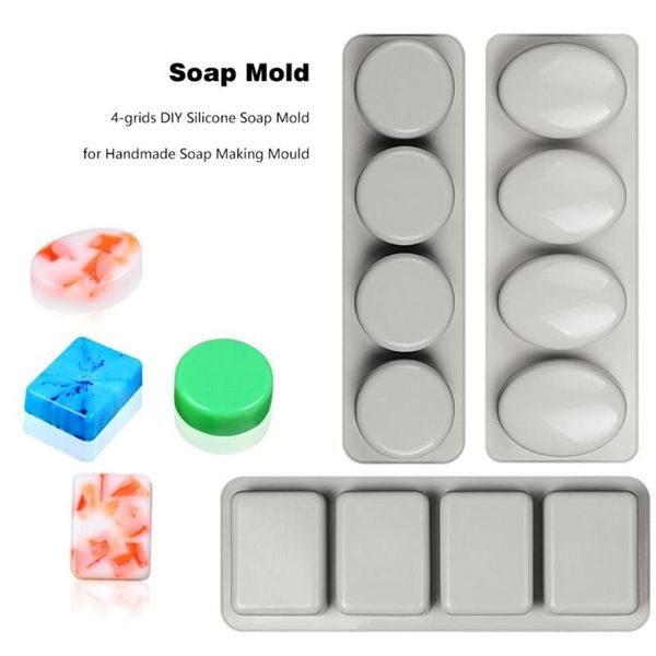craft tools 4-grids diy silicone soap mold for handmade making forms baking mould home kitchen supplies
craft tools 4-grids diy silicone soap mold for handmade making forms baking mould home kitchen supplies