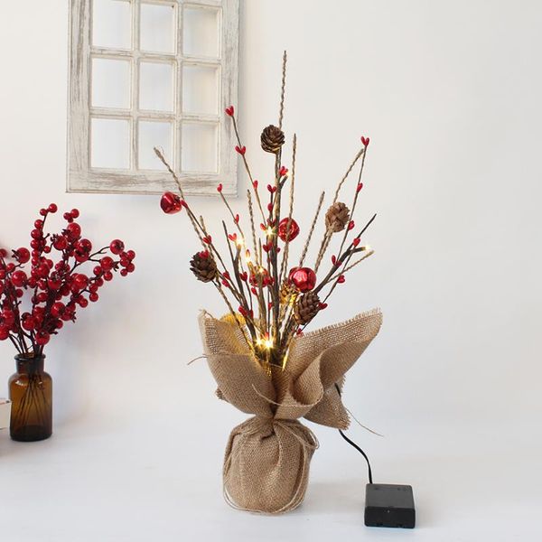 christmas decorations 10 led lights battery red bells with pip berry and pine cone for decoration holiday decor sack cloth flower pot
christmas decorations 10 led lights battery red bells with pip berry and pine cone for decoration holiday decor sack cloth flower pot
