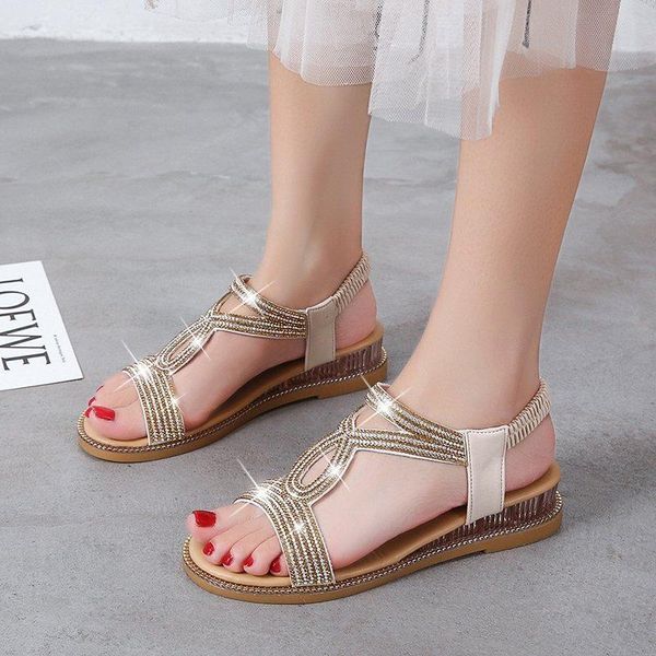 sandals summer women 2021 casual t-strap gladiator fashion bling gold silver knitted beach flat shoes, Black
sandals summer women 2021 casual t-strap gladiator fashion bling gold silver knitted beach flat shoes, Black