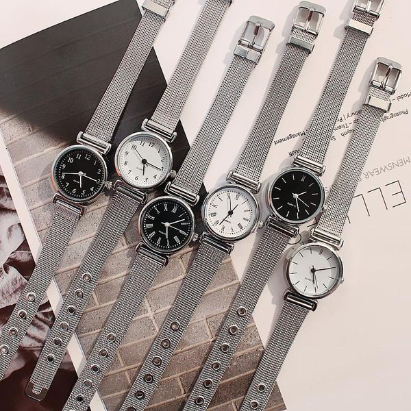 wristwatches women dress watches fashion retro mesh bracelet wristwatch mini dial design ladies quartz watch roman number scale female clock, Slivery;brown
wristwatches women dress watches fashion retro mesh bracelet wristwatch mini dial design ladies quartz watch roman number scale female clock, Slivery;brown