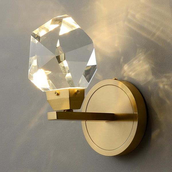 luxury k9 crystal wall lamp postmodern all copper bedroom bedside light fixture living room restaurant aisle stair wall sconce
luxury k9 crystal wall lamp postmodern all copper bedroom bedside light fixture living room restaurant aisle stair wall sconce