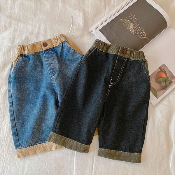 shorts children's 2021 summer autumn baby boys and girls wick denim corduroy patchwork trousers, Black
shorts children's 2021 summer autumn baby boys and girls wick denim corduroy patchwork trousers, Black