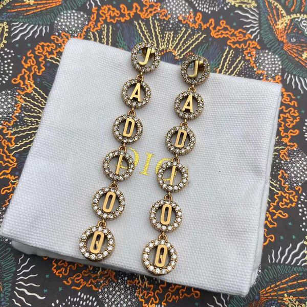 designer jewelry 2021 new style letter long tassel earrings female family net red same earrings, Silver
designer jewelry 2021 new style letter long tassel earrings female family net red same earrings, Silver